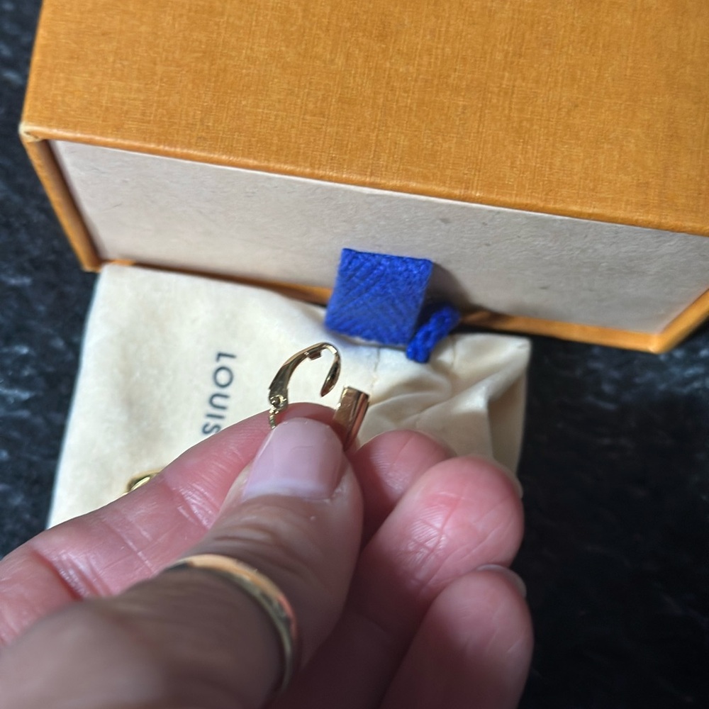 Louis Vuitton Clip On Gold Earrings - Picture 10 of 10